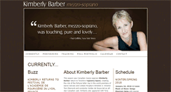 Desktop Screenshot of kimberlybarber.com